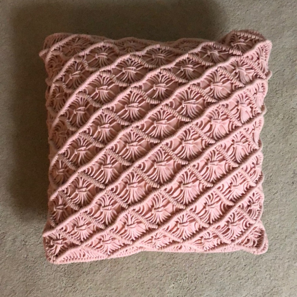 Target pink throw pillow